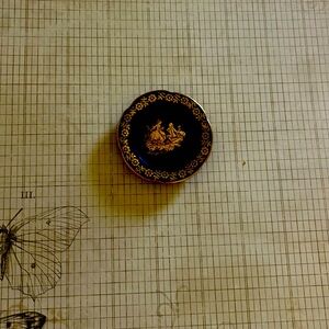 Porcelain Limoges Castle France: Ring holder